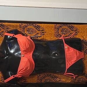 Freya Vibrant Coral Bikini Set